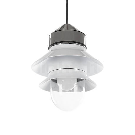 Marset Santorini, lámpara de suspensión gris - La preciosa bombilla es el elemento central de esta luminaria.