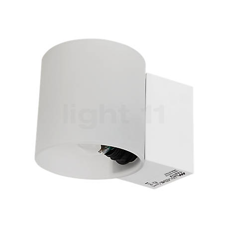 Martinelli Luce Tube/V Wandlamp ø10 cm - Het licht van de nodige E27 lichtbron wordt verblindingsvrij naar beneden en boven gereflecteerd.