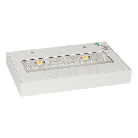 Mawa One Piece 7 Væglampe LED hvid mat - The energy-efficient LED module is embedded into the upper side of the luminaire in order to ensure glare-free light.