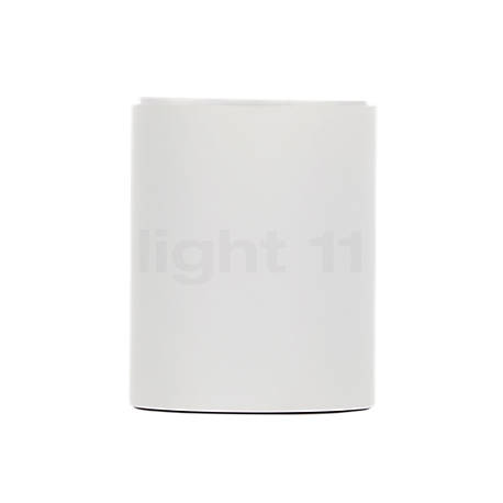 Mawa Warnemünde wall-/ceiling light LED white matt - The spotlight's shape strictly follows its function: emitting the light downwards in a focused manner.