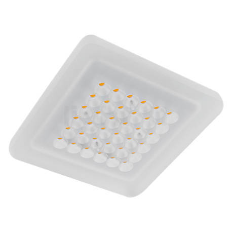 Nimbus Modul Q Loftlampe LED 12,2 cm - opal - 3.000 K - excl. forkoblinger - fast - This light is characterised by a flat luminaire body.