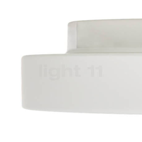 Peill+Putzler Rasa wall-/ceiling light ø26 cm - It is made of opal glass, which is attached to the metal fitting with a bayonet lock.