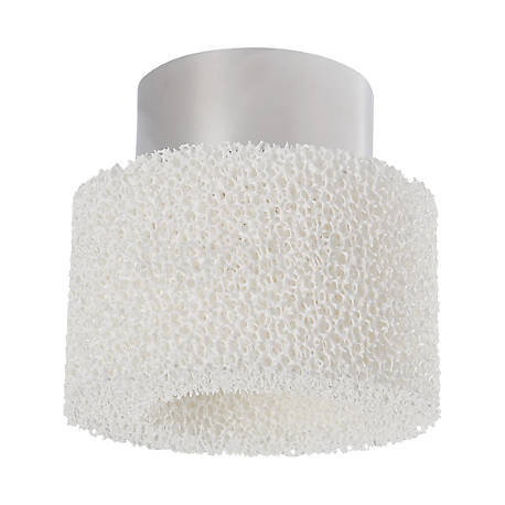 Serien Lighting Reef Loftlampe LED aluminium poleret - The shade made of ceramic foam gives this light its unique appearance.