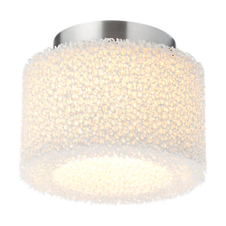 Serien Lighting Reef Loftlampe aluminium børstet - The Reef emits diffuse light to the sides and focused light downwards.