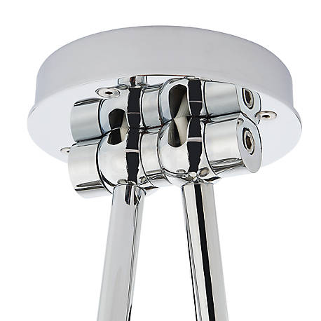 Top Light Puk Maxx Ceiling Sister Single 20 cm LED - Le système d'articulation à pivot du cache-piton permet également un ajustement libre des bras de lampe.