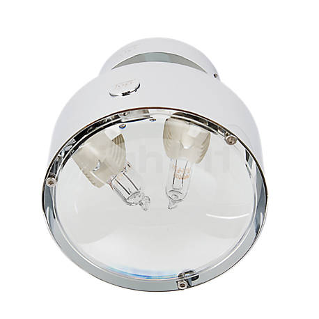 Top Light Puk Maxx Turn Up & Downlight - Per l’emissione luminosa inferiore è possibile scegliere tra un vetro e una lente.
