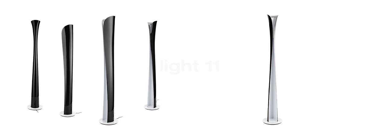 Artemide Cadmo LED nero/bianco - 3.000 K