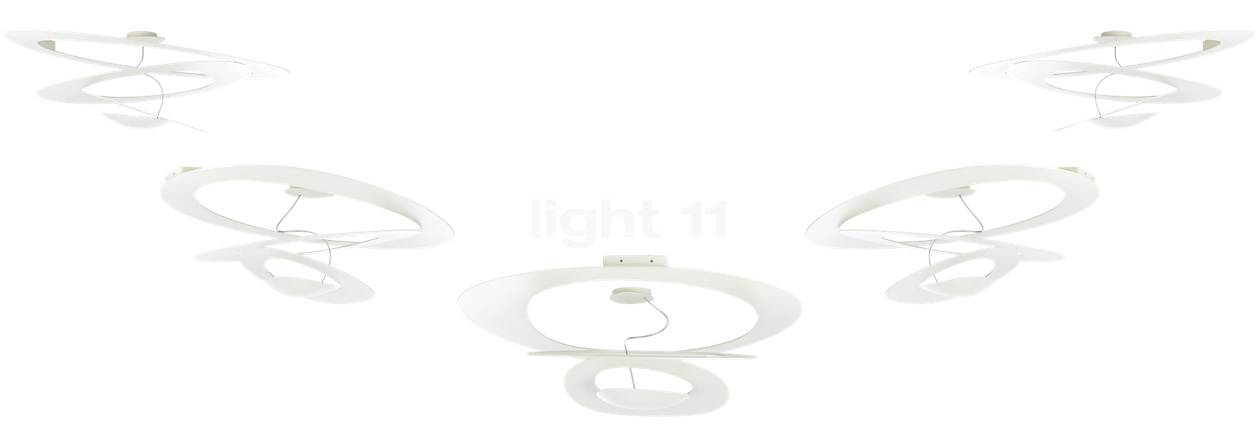 Artemide Pirce Soffitto LED weiß - 3.000 K - ø67 cm - 1-10 V