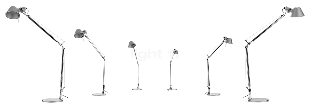 Artemide Tolomeo Mini Tavolo LED poleret og eloxeret aluminium - 3.000 K