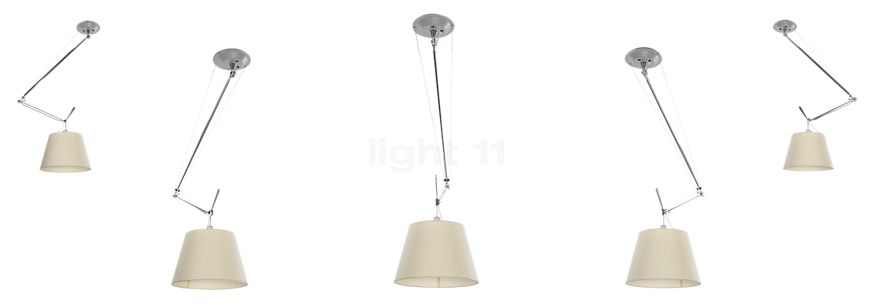 Artemide Tolomeo Sospensione Decentrata pergamino - ø42 cm