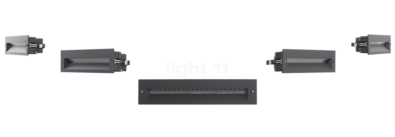 Bega 33055 - Applique encastrée LED graphite - 33055K3