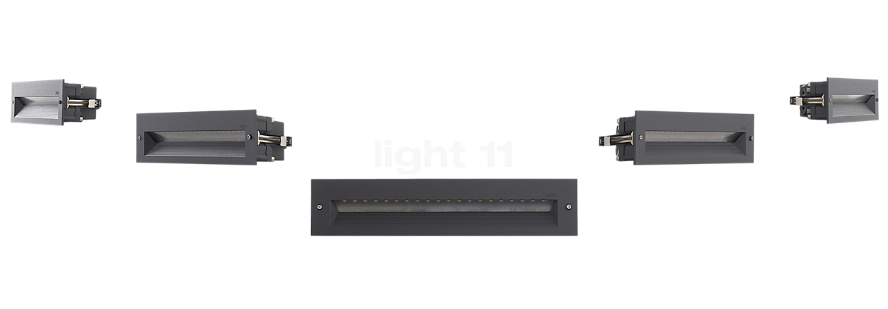 Bega 33055 - Wandeinbauleuchte LED graphit - 33055K3