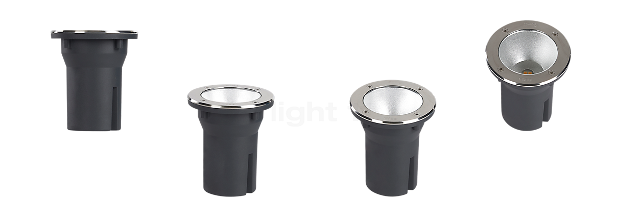 Bega 84084 - Luminaire à encastrer au sol LED acier inoxydable - 84084K3