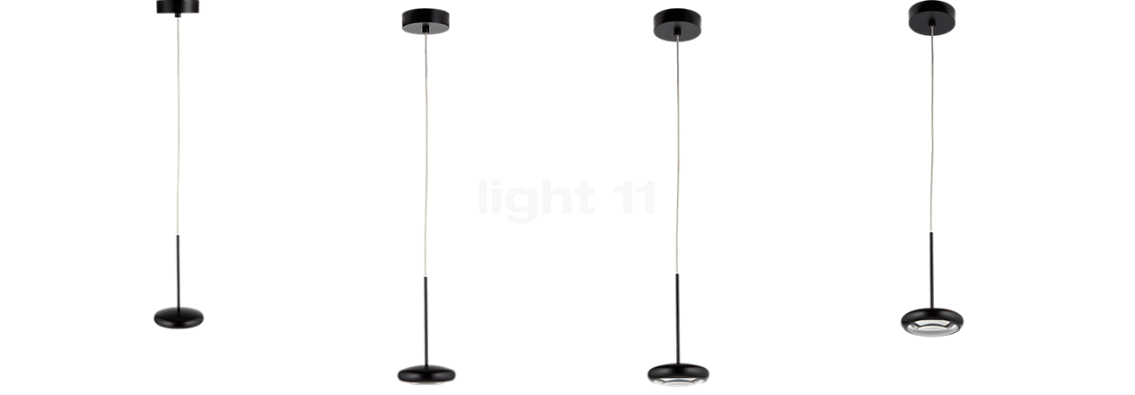 Bruck Blop Hanglamp LED zwart - 60° - laagspanning