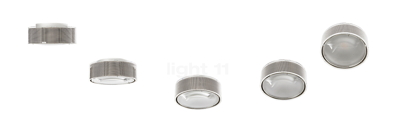 Bruck Opto Plafonnier LED acier inoxydable