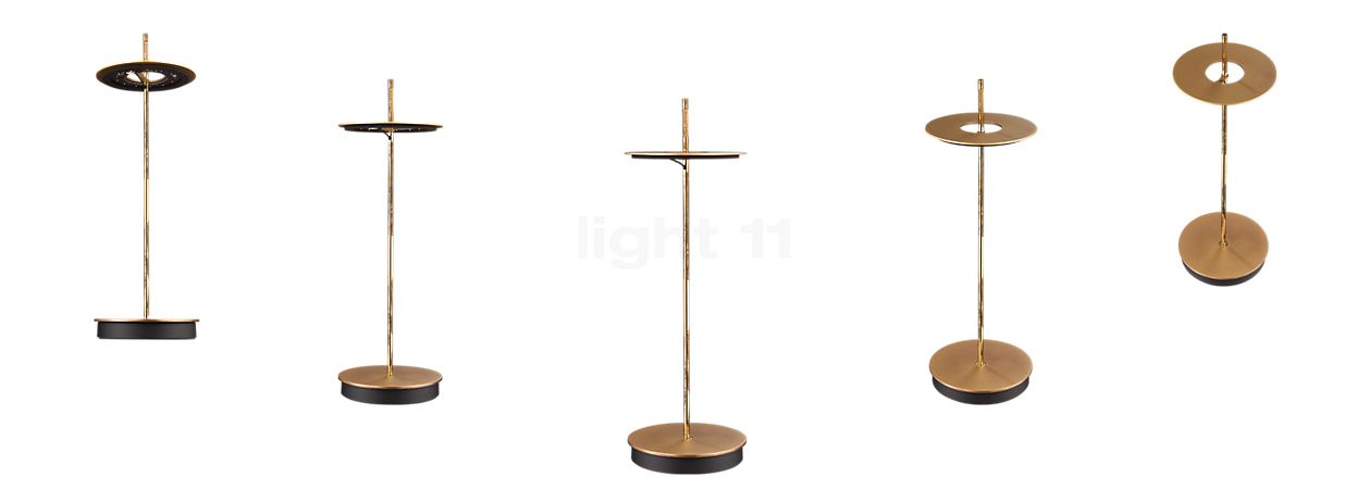 Catellani & Smith Giulietta Lampe rechargeable LED laiton