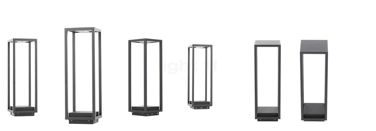 Delta Light Montur Luce del piedistallo LED nero