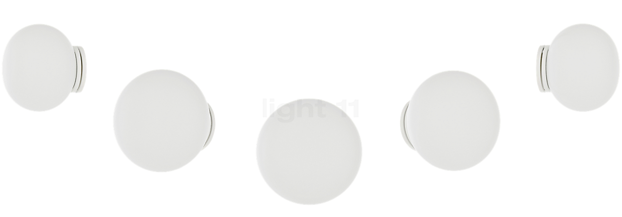 Flos Glo-Ball Mini C/W Lampada da specchio bianco