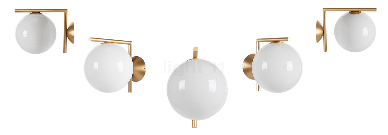 Flos IC Lights C/W1 brass matt