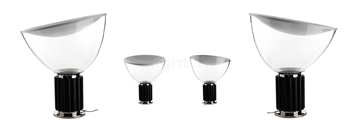 Flos Taccia Table Lamp LED aluminium - glass - 48,5 cm