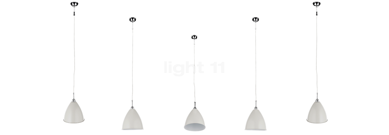 Gubi BL9 Hanglamp chroom/zwart - ø40 cm