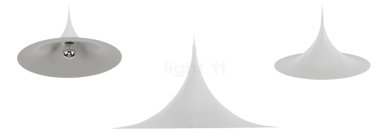 Gubi Semi Lampada a sospensione antracite - ø47 cm