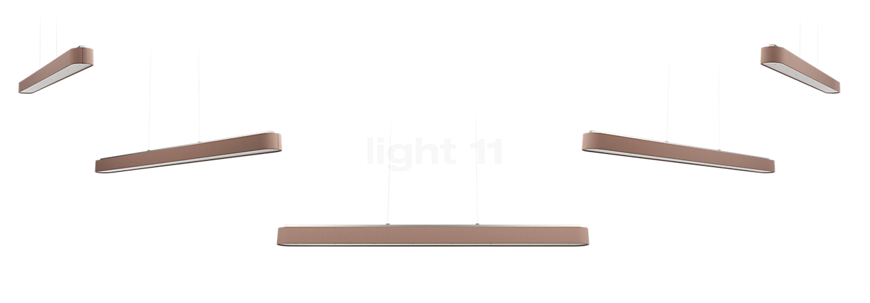 Helestra Bora Pendelleuchte LED nickel/weiß - 120 cm , Auslaufartikel