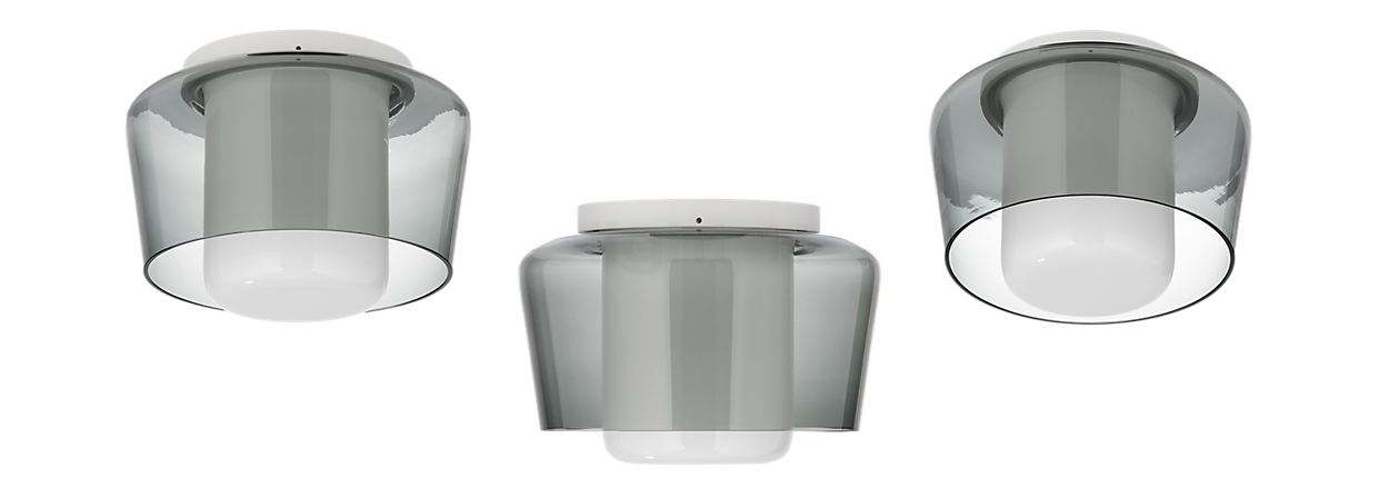 Helestra Canio Lampada da soffitto grigio