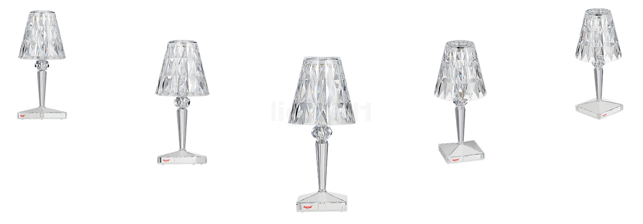 Kartell Battery LED pflaume