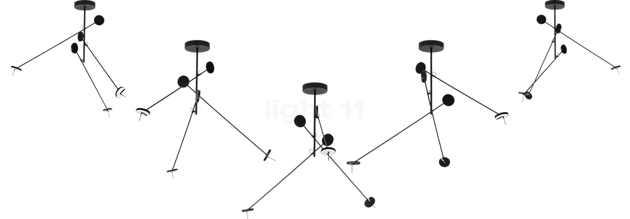 LEDS C4 Invisible Pendelleuchte 3-flammig LED dimmbar , Auslaufartikel