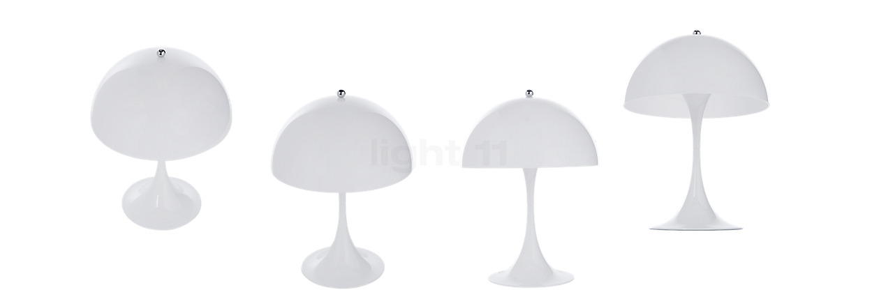 Louis Poulsen Panthella Table Lamp LED chrome glossy - 25 cm