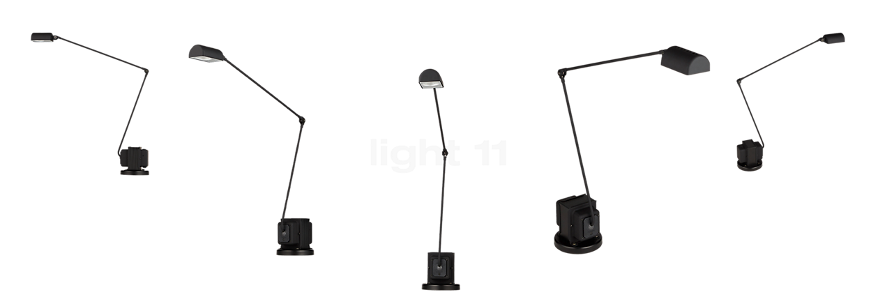Lumina Daphine Tavolo LED soft-touch sort - 2.700 K