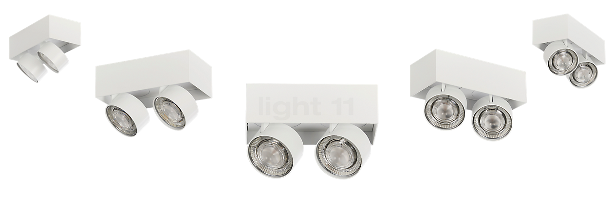 Mawa Wittenberg 4.0 Deckenleuchte LED 2-flammig - halbbündig weiß matt - ra 92 , Auslaufartikel
