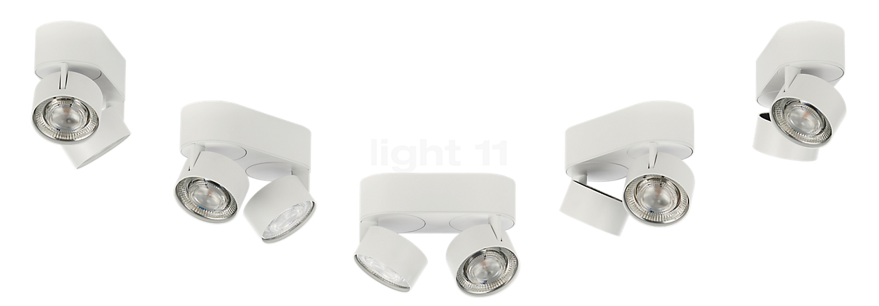 Mawa Wittenberg 4.0 Loftlampe LED 2-flammer - oval hvid mat - ra 92 , udgående vare
