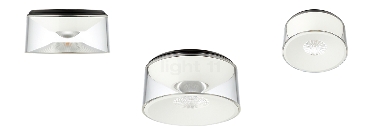 Ribag Licht Vior Plafonnier LED noir - 50° , Vente d'entrepôt, neuf, emballage d'origine