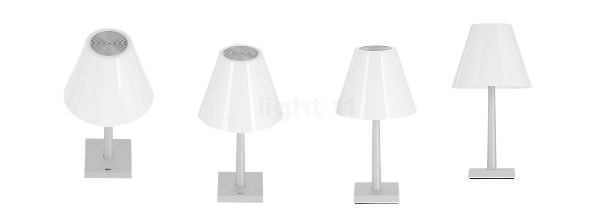 Rotaliana Dina+ LED bianco, incl. 2 paralumi