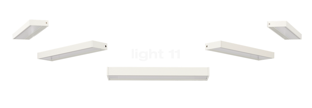 Serien Lighting SML² Wandleuchte LED body silber/glas satiniert - 22 cm