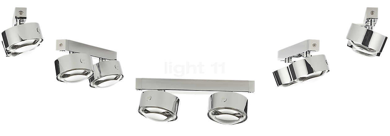 Top Light Puk Maxx Choice Move 45 cm Applique/Plafonnier chrome mat/lentille mate