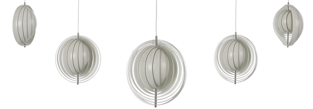 Verpan Moon Pendant light white - large