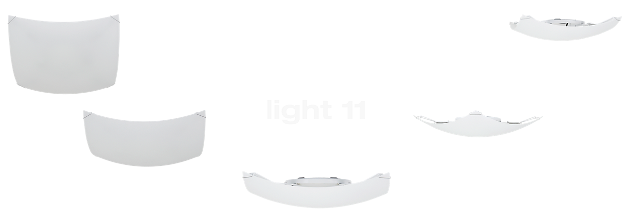 Vibia Quadra Ice Loftlampe LED 30 cm - Push