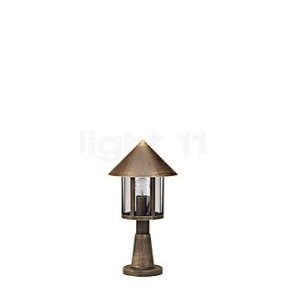 0539 Buitenlamp op sokkel bruin/messing - 650539