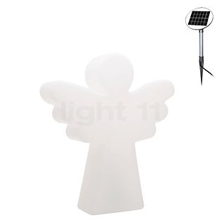 8 seasons design Shining Angel Lampe de table incl. ampoule - incl. panneau solaire