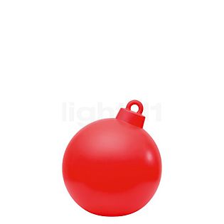 8 seasons design Shining Christmas Ball Bodenleuchte rot - ø33 cm - inkl. Leuchtmittel , Lagerverkauf, Neuware