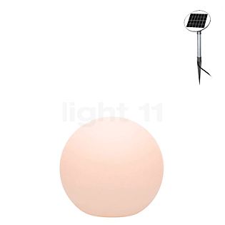 8 seasons design Shining Globe Floor Light white - ø40 cm - incl. lamp - incl. solar module