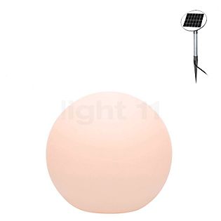 8 seasons design Shining Globe Floor Light white - ø50 cm - incl. lamp - incl. solar module