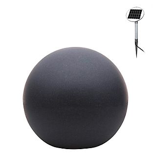 8 seasons design Shining Globe, lámpara de suelo antracita - ø60 cm - incl. bombilla - incl. módulo solar