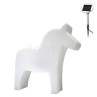 8 seasons design Shining Horse Luce solare LED bianco