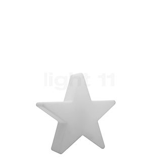 8 seasons design Shining Star Bodenleuchte weiß - 40 cm - inkl. RGB-Leuchtmittel