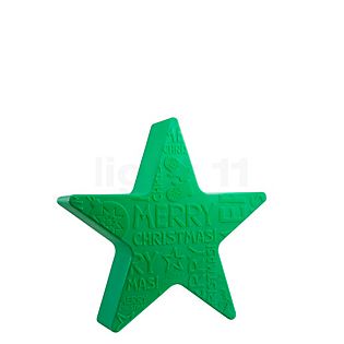 8 seasons design Shining Star Christmas Bodemlamp groen - 60 cm - incl. lichtbron