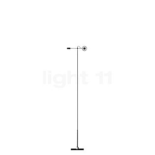 Absolut Lighting Absolut Floor Lamp LED chrome matt, 130 cm